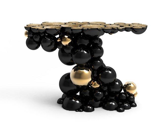 NEWTON Aluminium console table