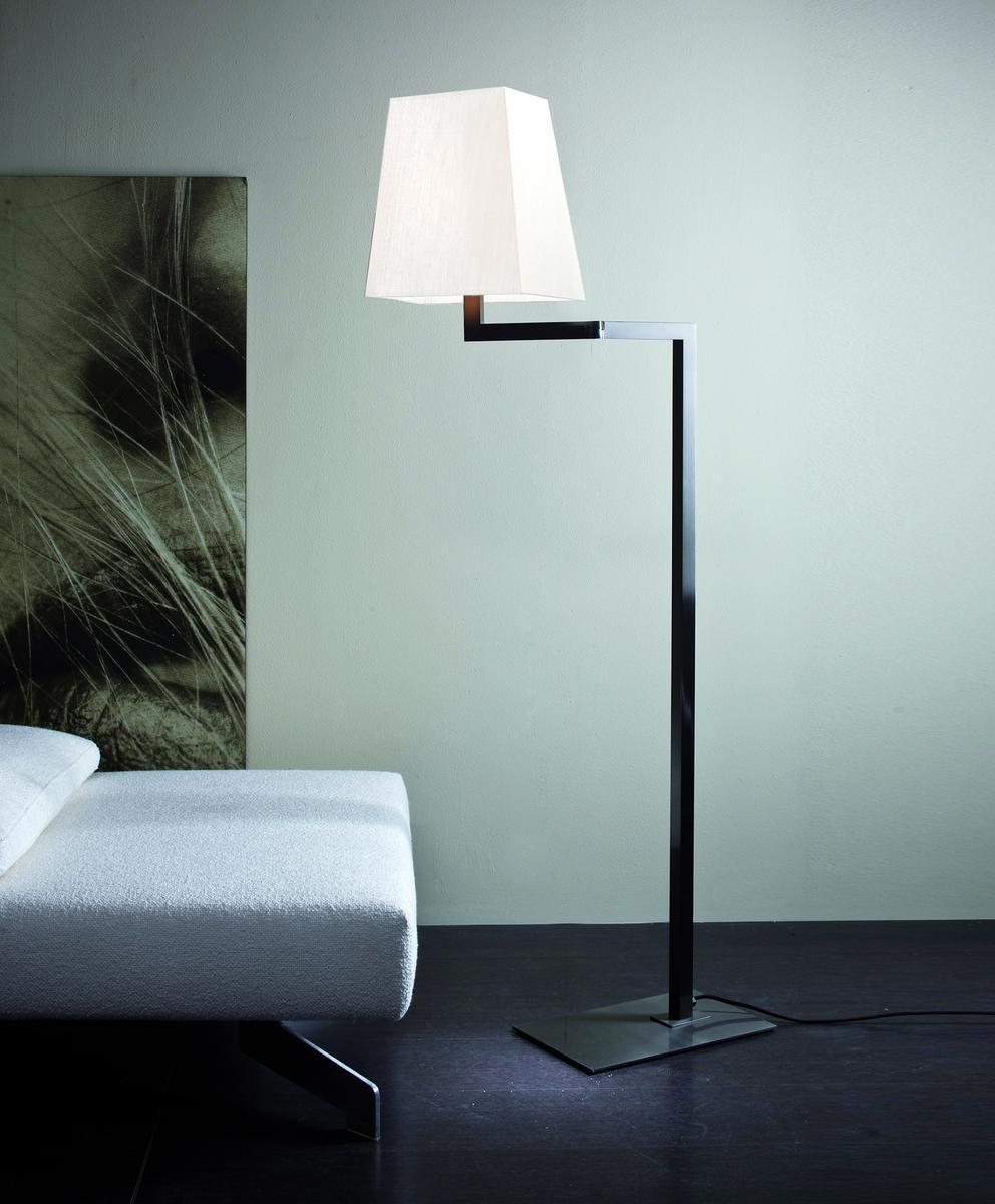 QUADRA LISEUSE Adjustable metal floor lamp