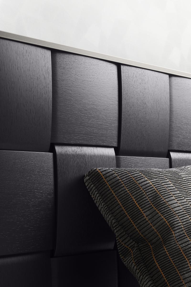 JAIPUR Double bed with high headboard