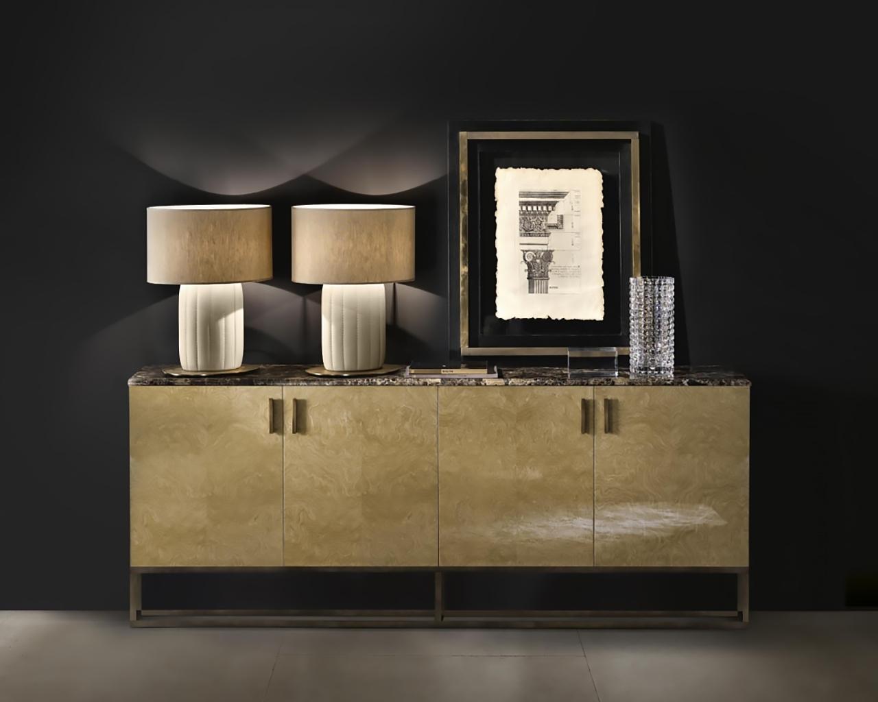 1909 Metal sideboard with doors
