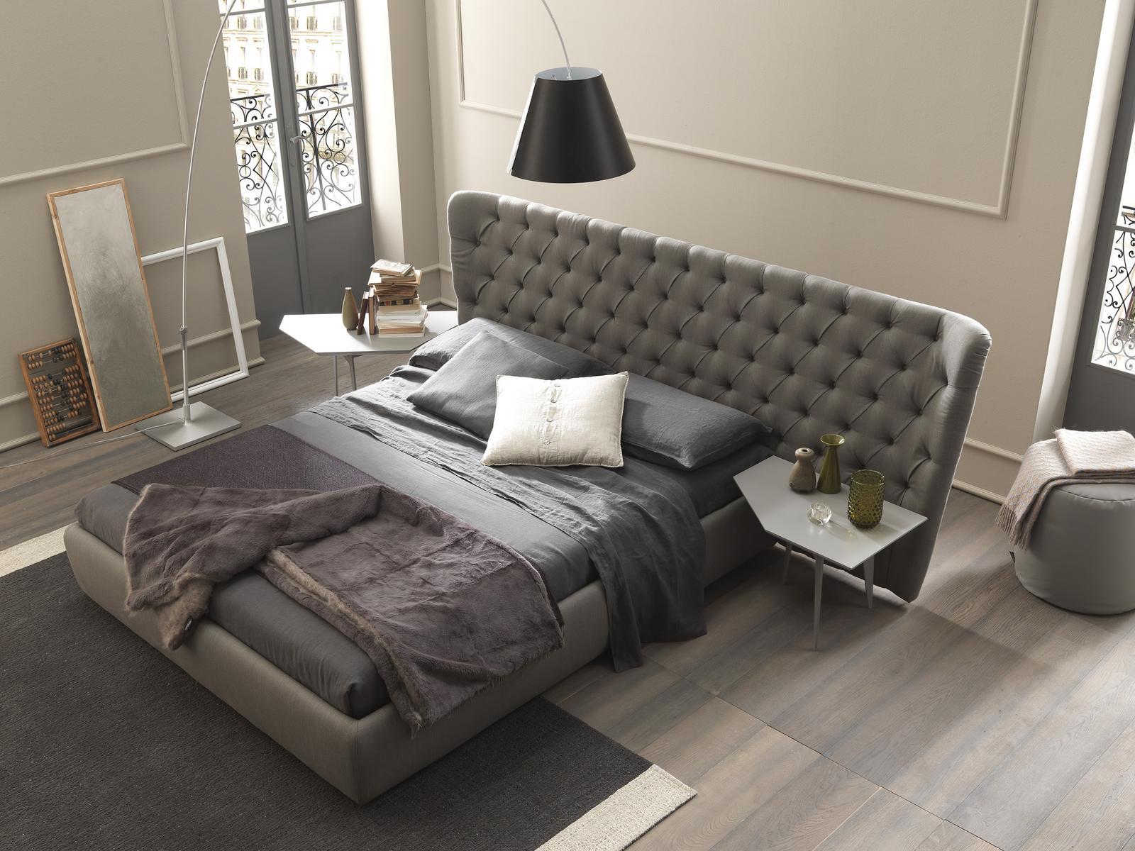 SELENE LARGE Bed with tufted headboard