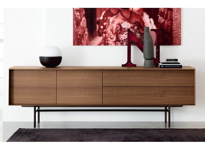 HARALD Walnut sideboard with doors
