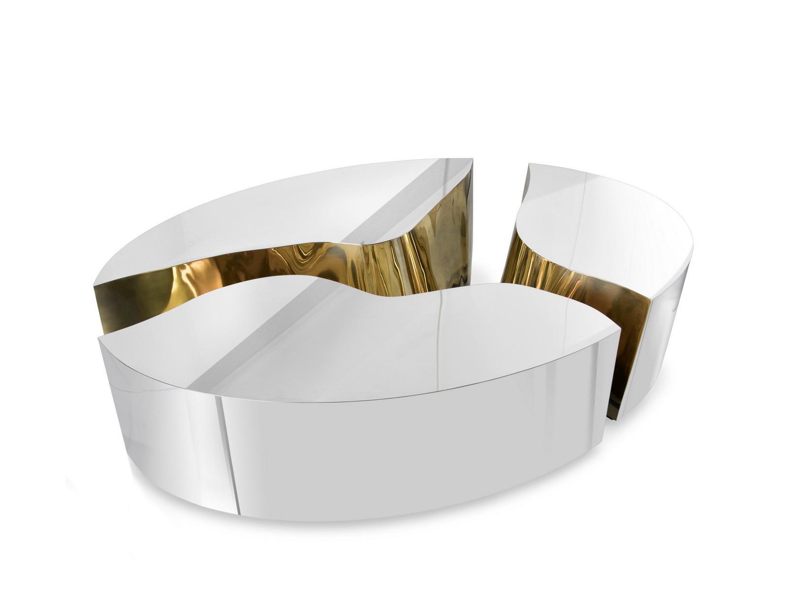 LAPIAZ OVAL Oval coffee table