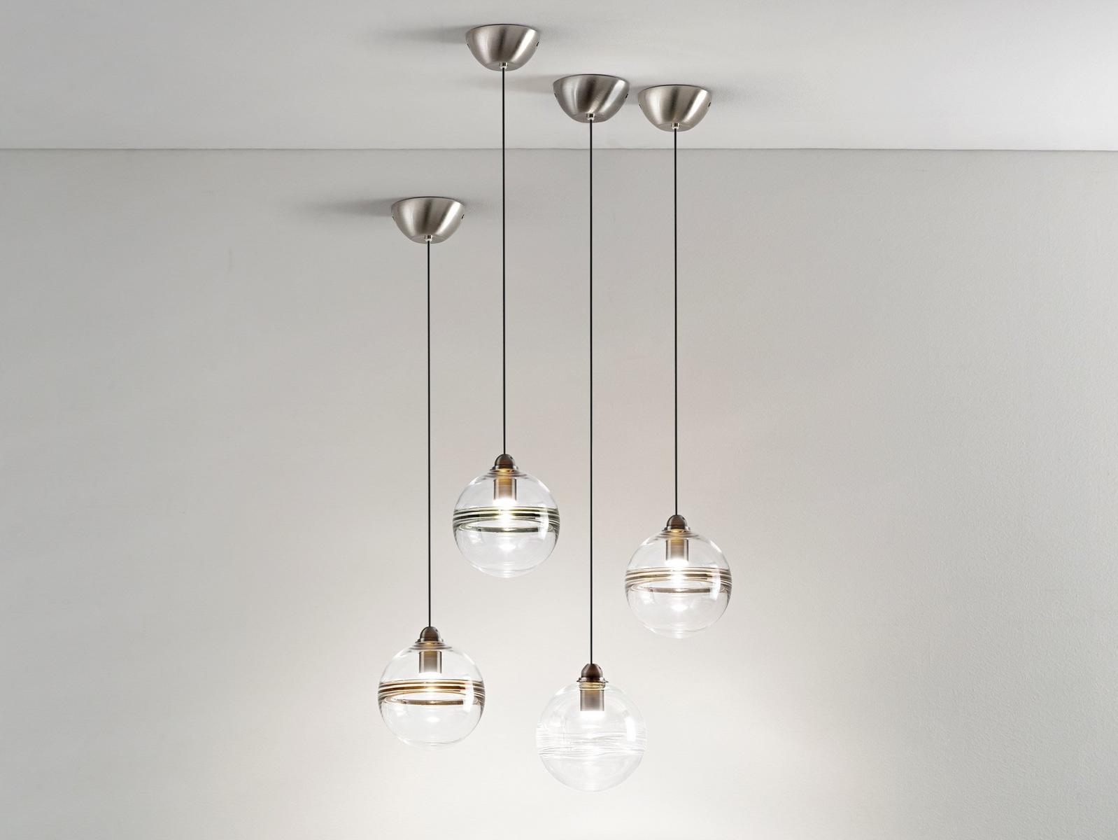 ORO Direct light glass pendant lamp