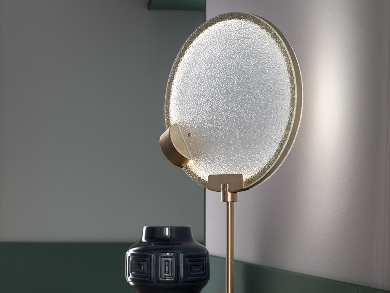 HORO TL LED glass table lamp with dimmer