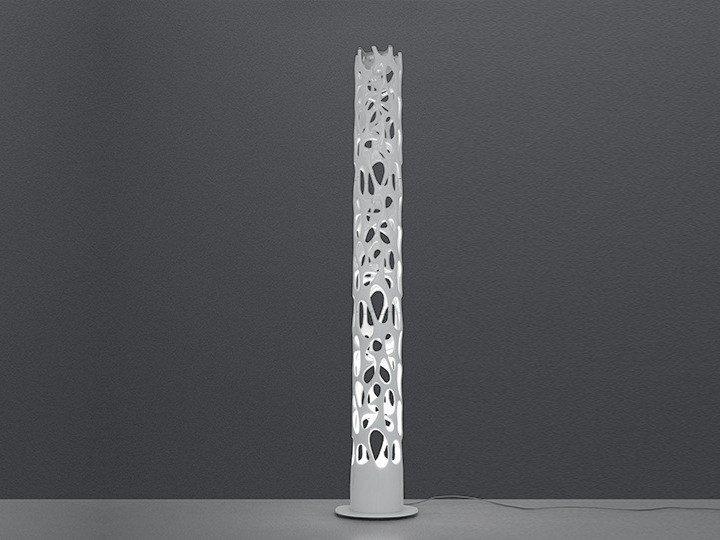 NEW NATURE LED chrome plated steel floor lamp