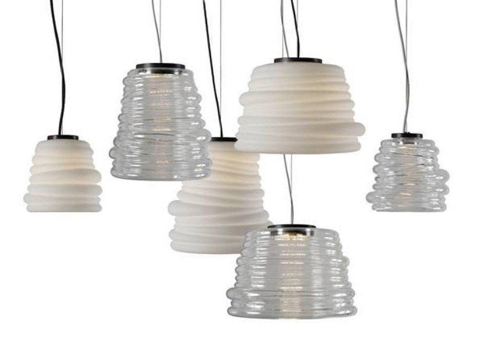 BIBENDUM Glass pendant lamp