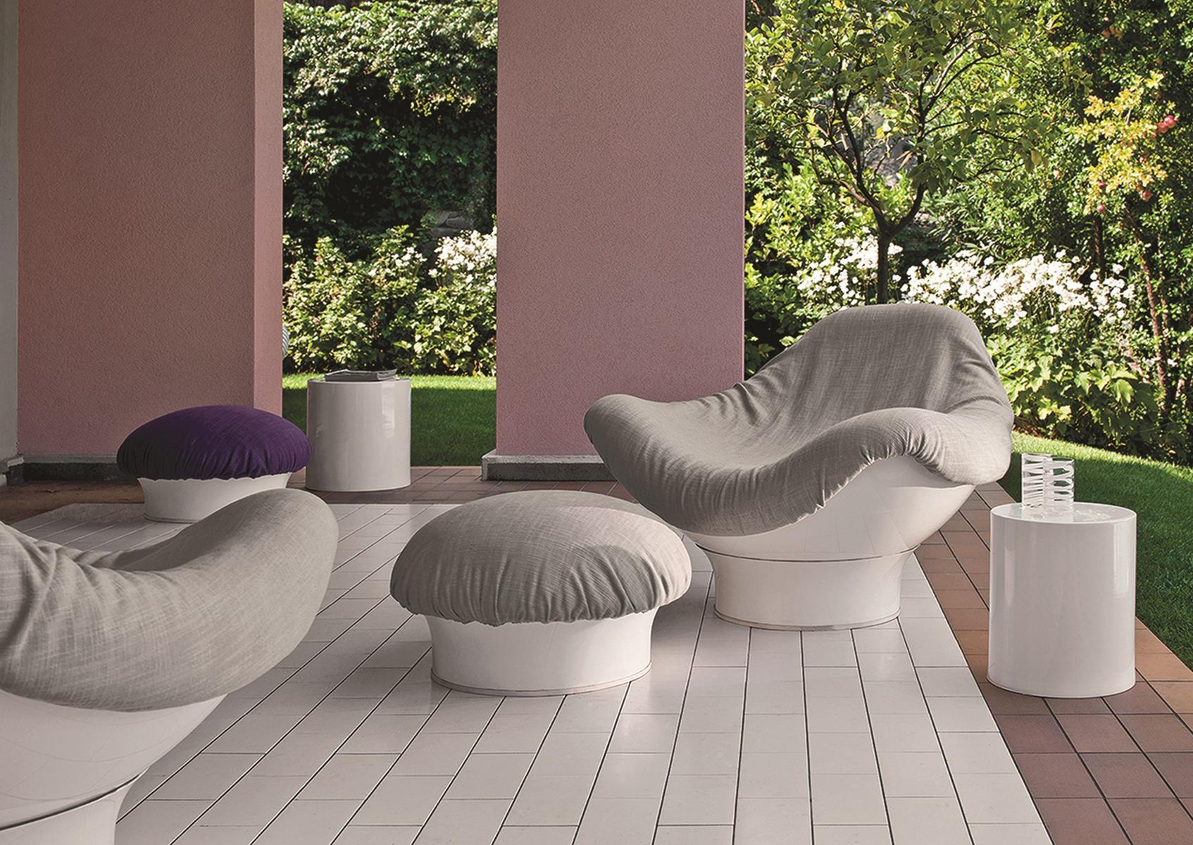 RODICA Fabric outdoor armchair