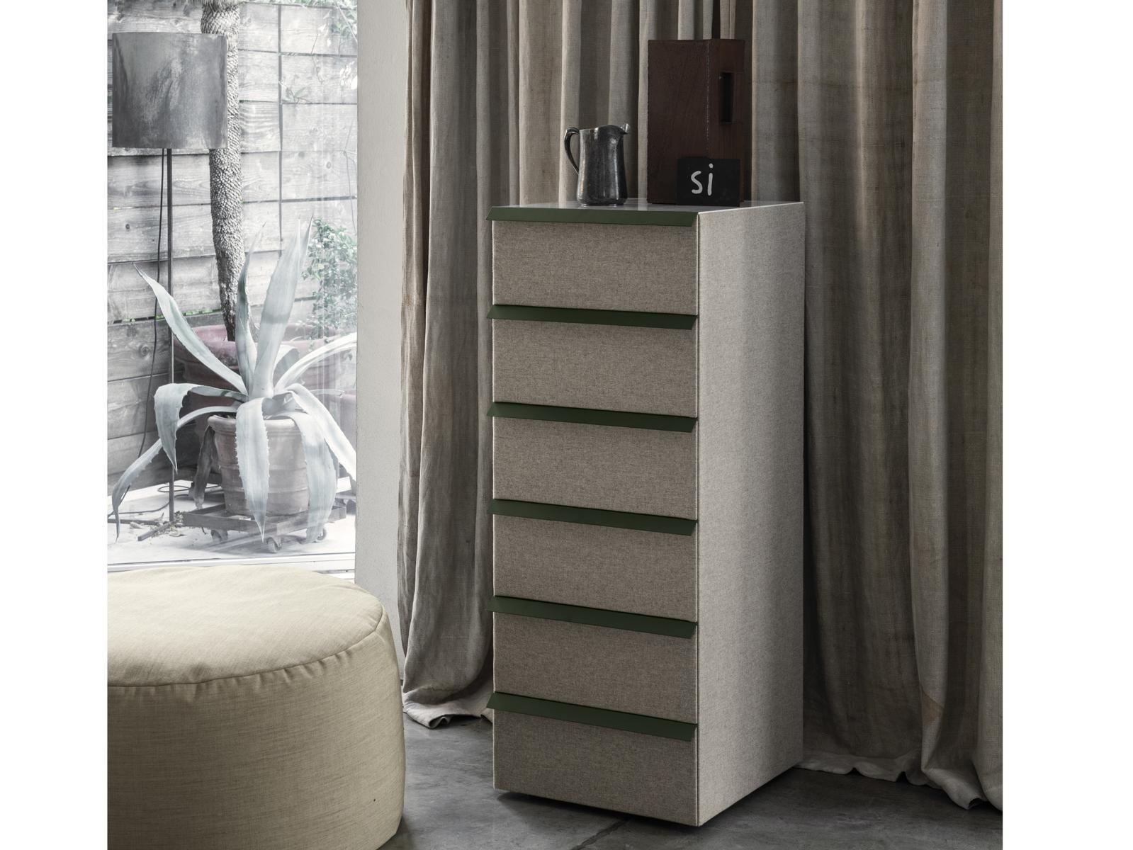 OIKOS Wooden and fabric storage system
