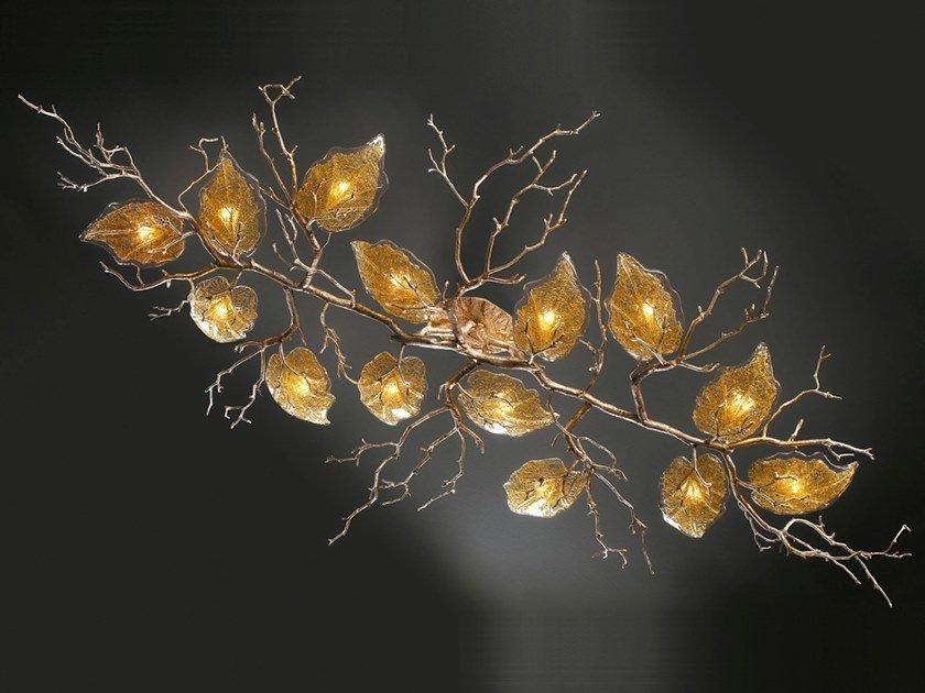 OUTONO PL302/14 Handmade bronze ceiling lamp