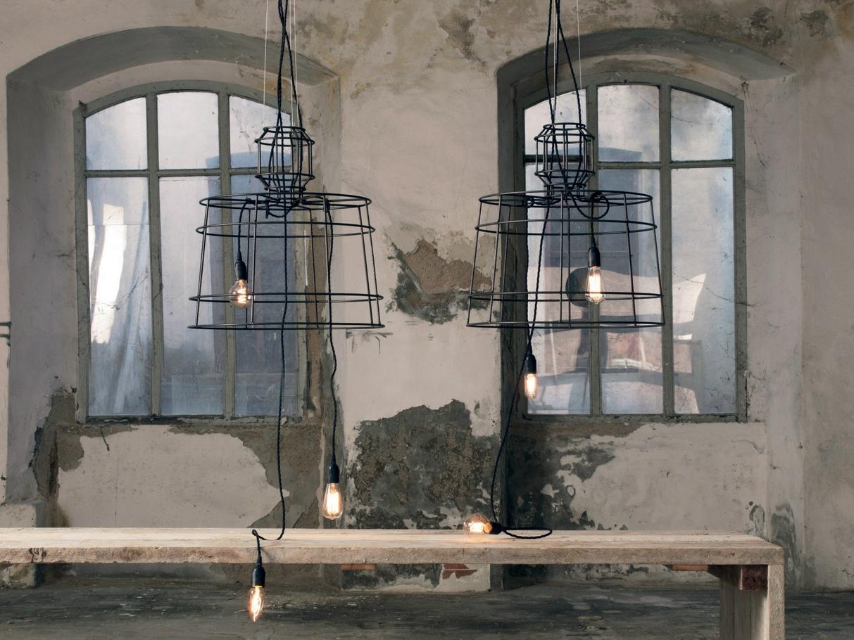 SISMA Painted metal pendant lamp