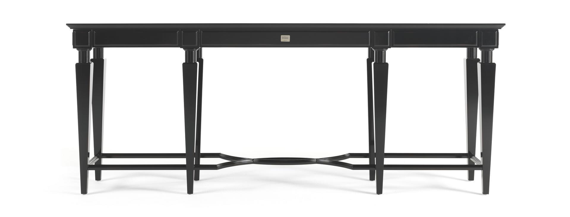 LORD Rectangular beech console table
