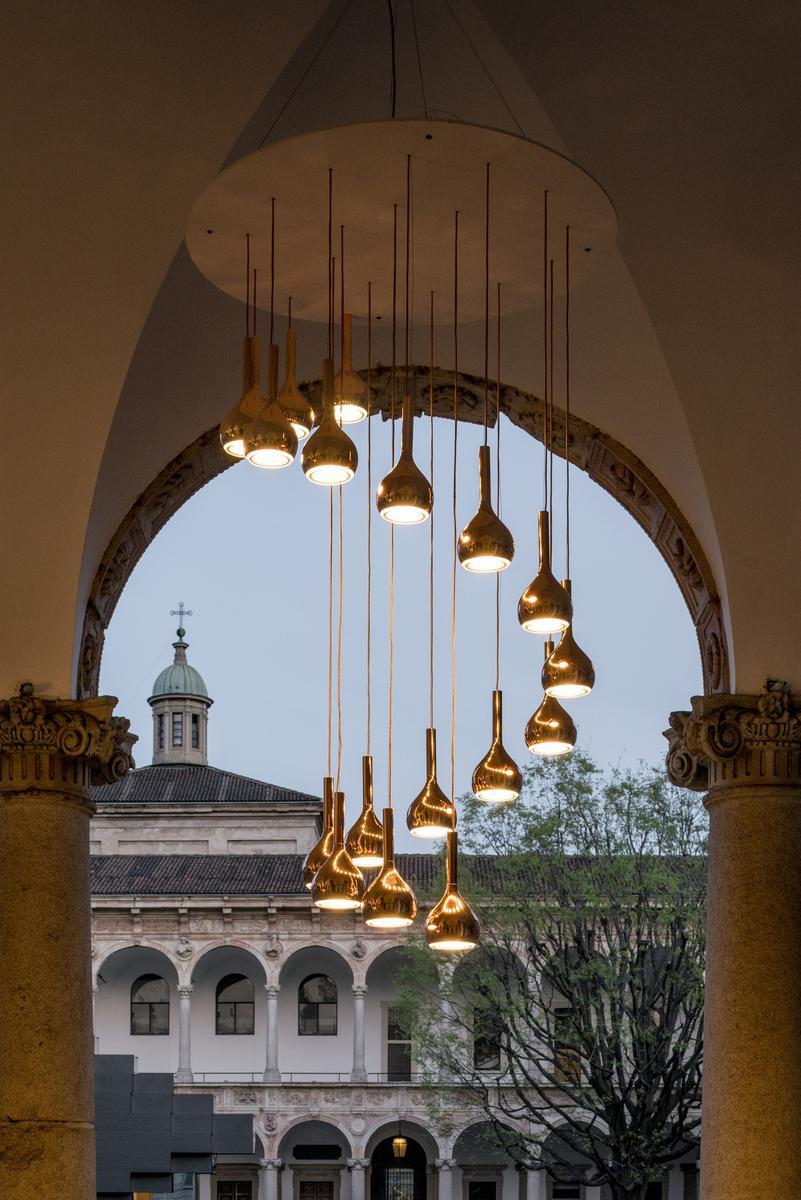 LYS - 434/L LED direct light aluminium pendant lamp