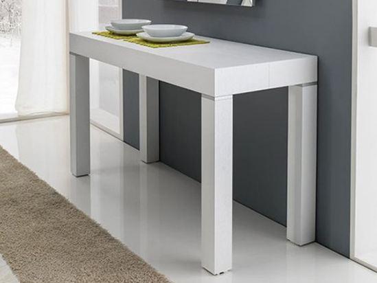 PQR Rectangular wooden console table