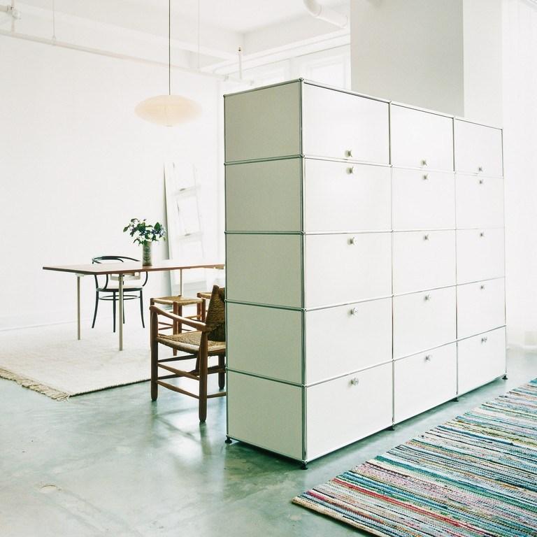 HALLER LIVING ROOM STORAGE Sectional metal chest of drawers