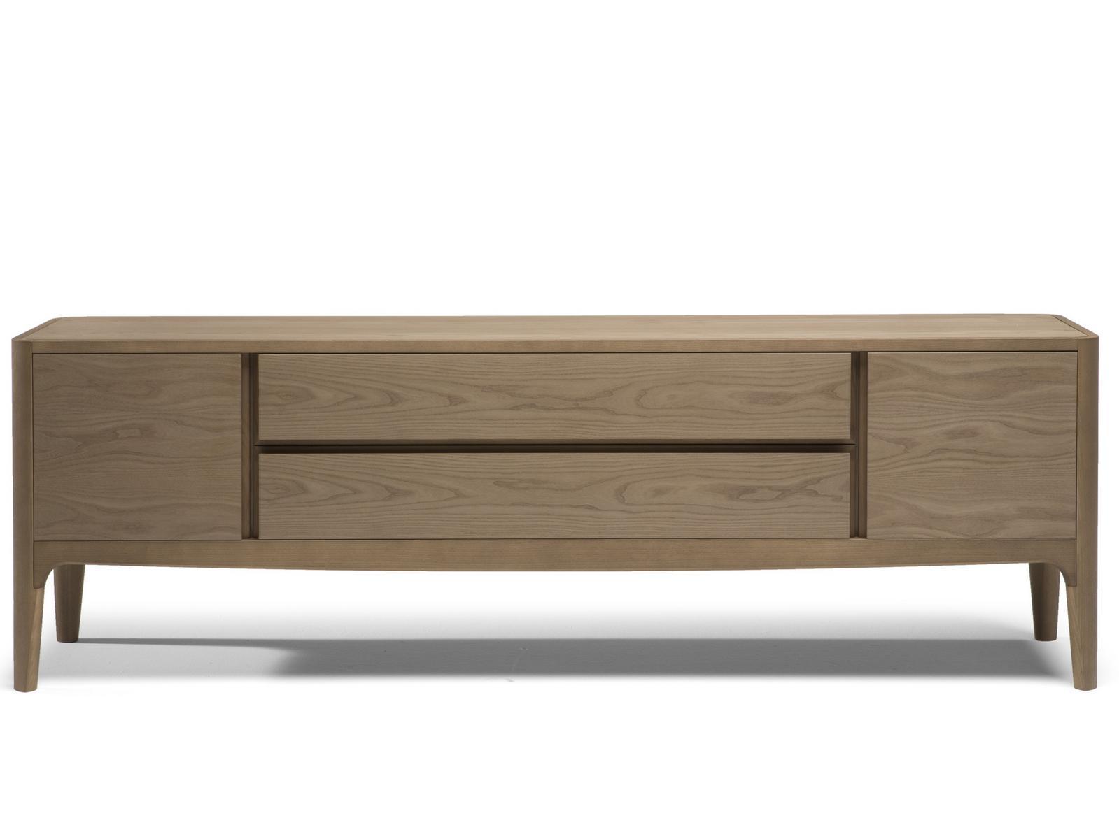 FORTUNA Contemporary style wooden sideboard with doors with drawers