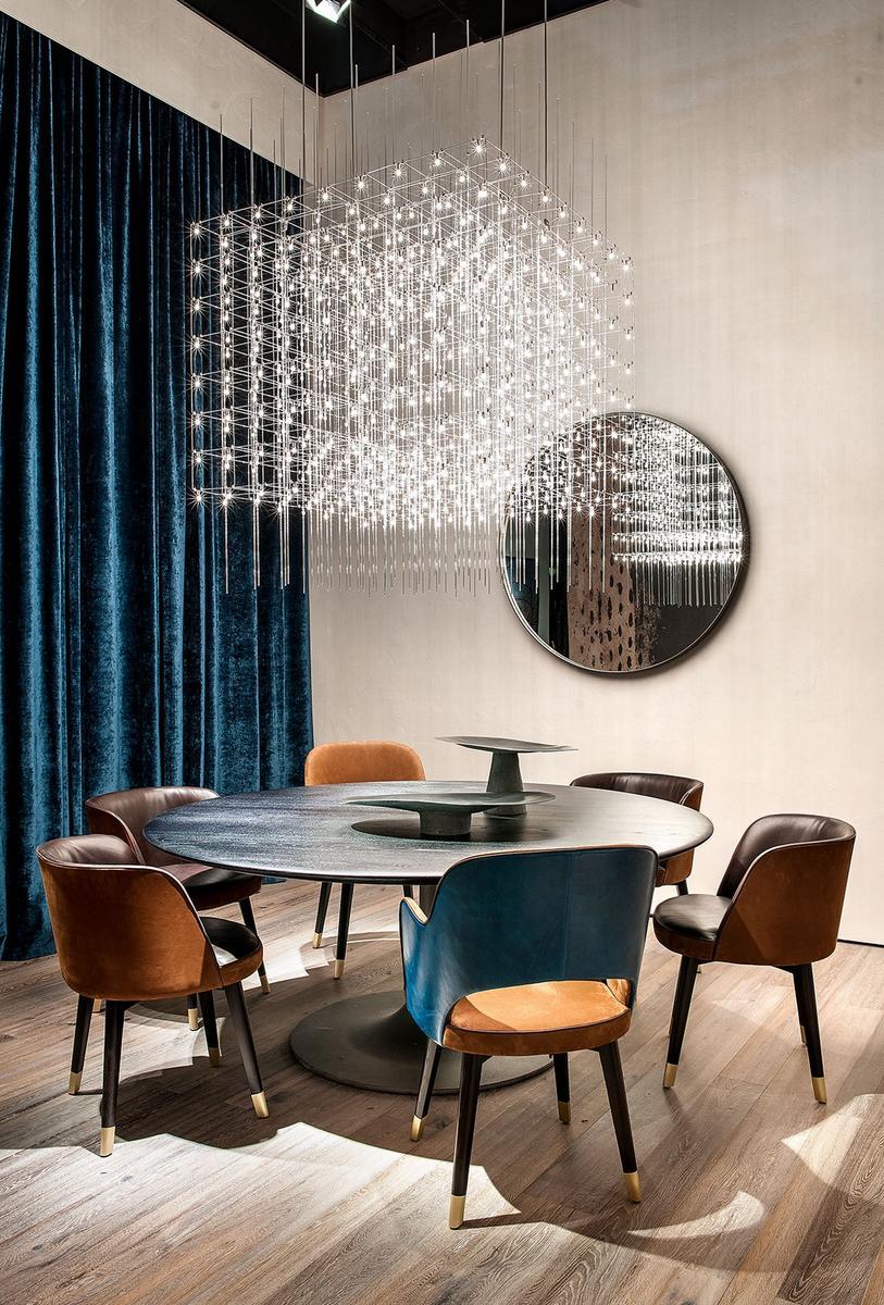 Q3 LED direct-indirect light metal pendant lamp