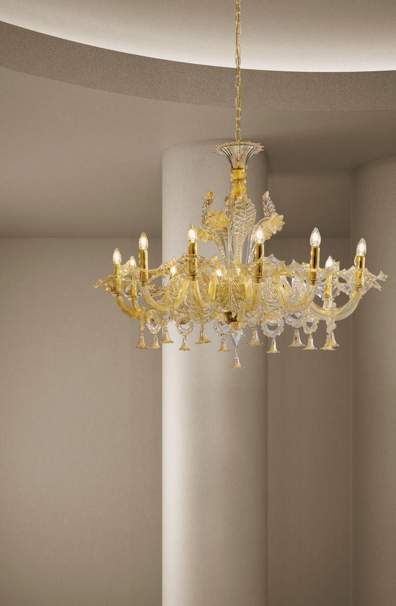 GIUSTINIAN Glass chandelier