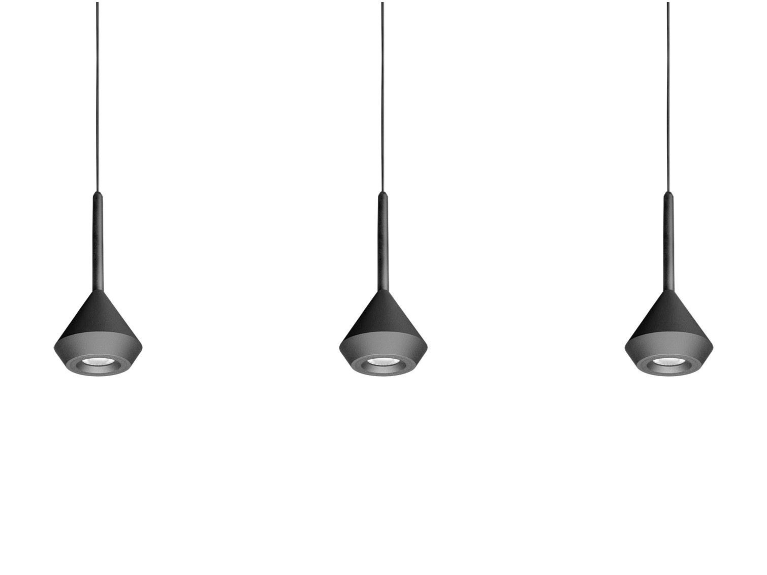 SPIN 3 SURFACE LED aluminium pendant lamp