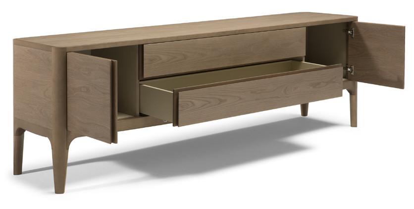 FORTUNA Contemporary style wooden sideboard with doors with drawers
