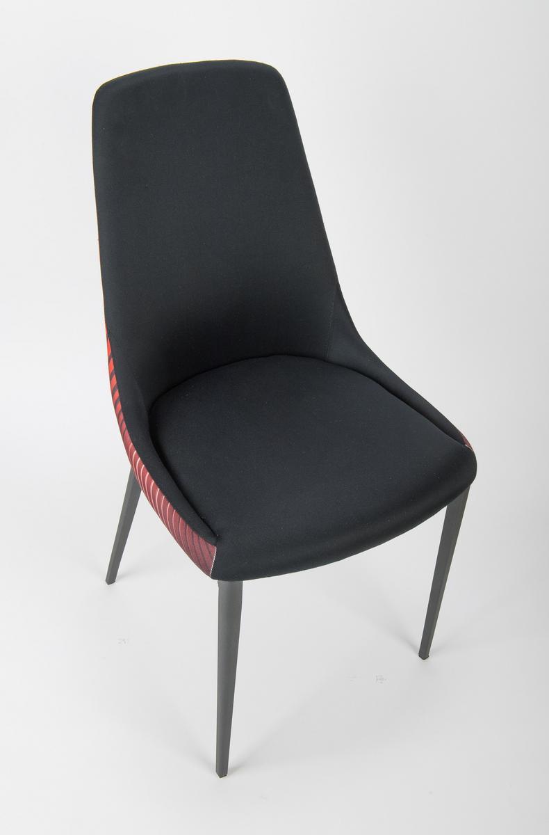 SOFIA Upholstered high-back fabric chair
