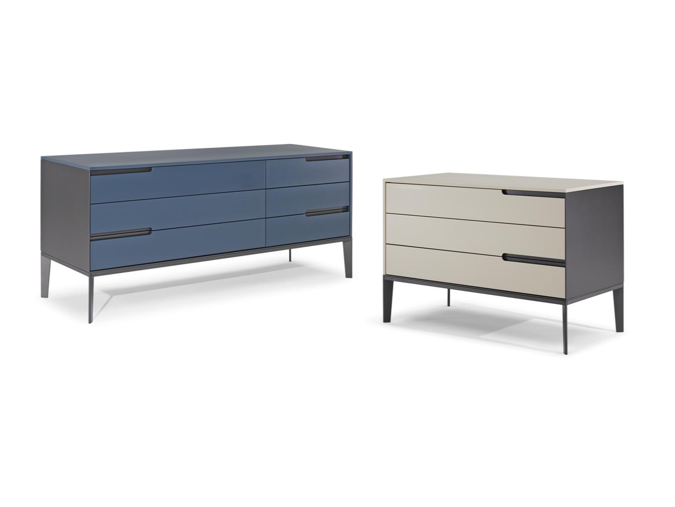 MONDRIAN Chest of drawers with integrated handles