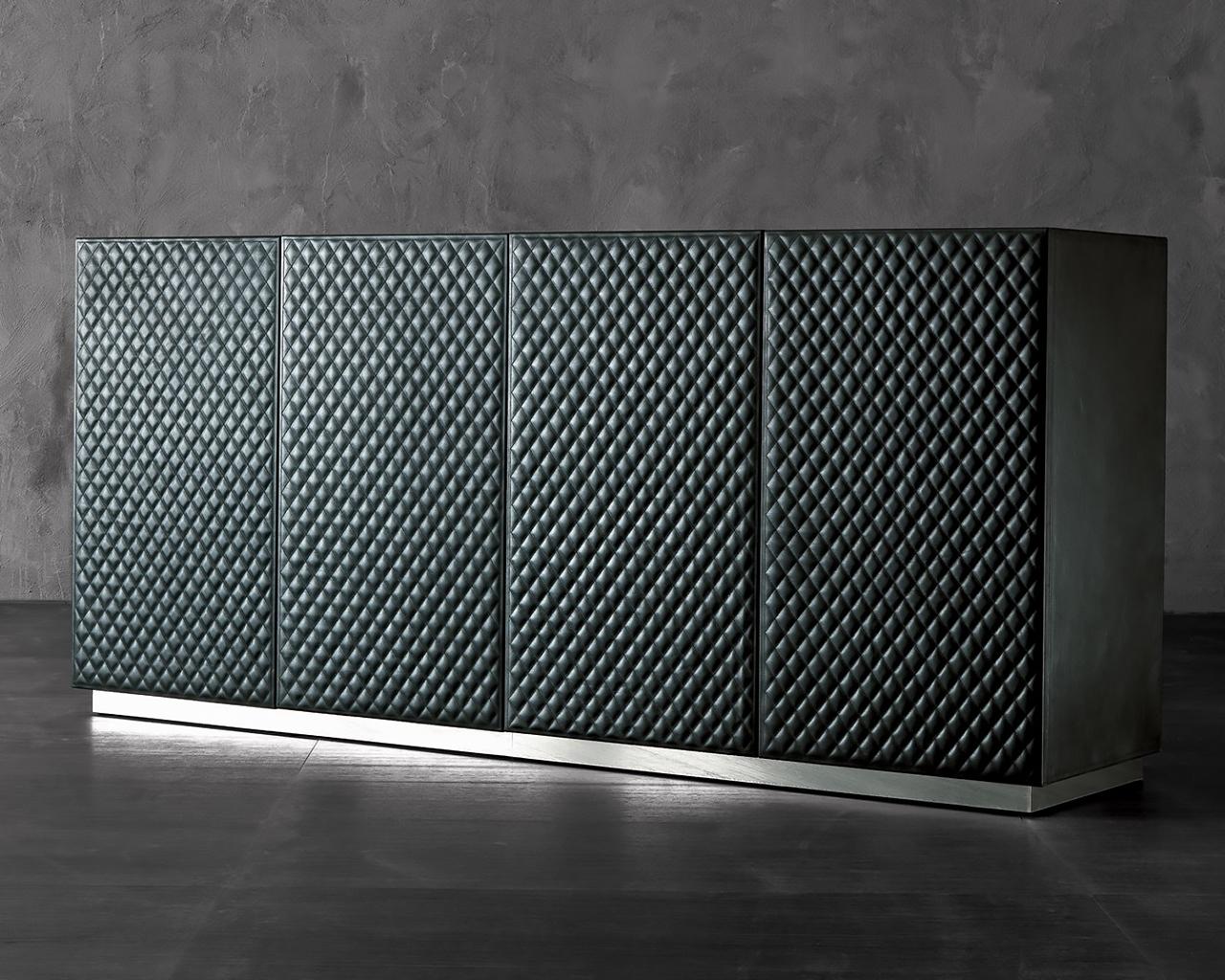 JULIA Nabuk sideboard in a luxury style with drawers
