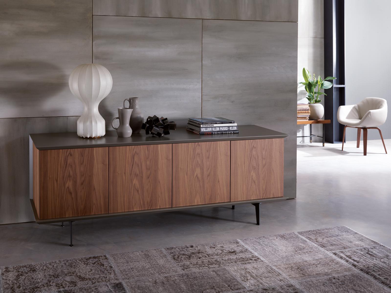 BRERA Wooden sideboard with doors
