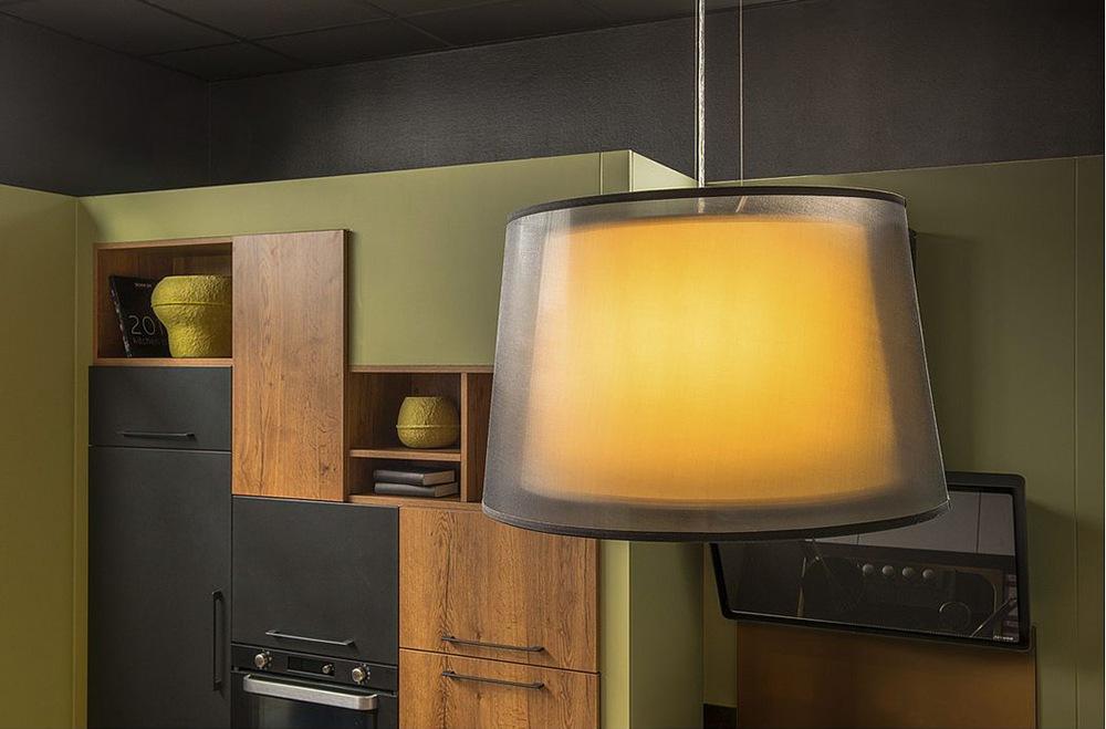 SOPRANA Fabric pendant lamp in a contemporary style