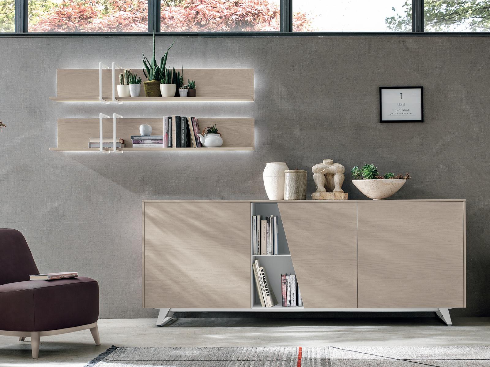 DIAGONAL Sideboard with doors