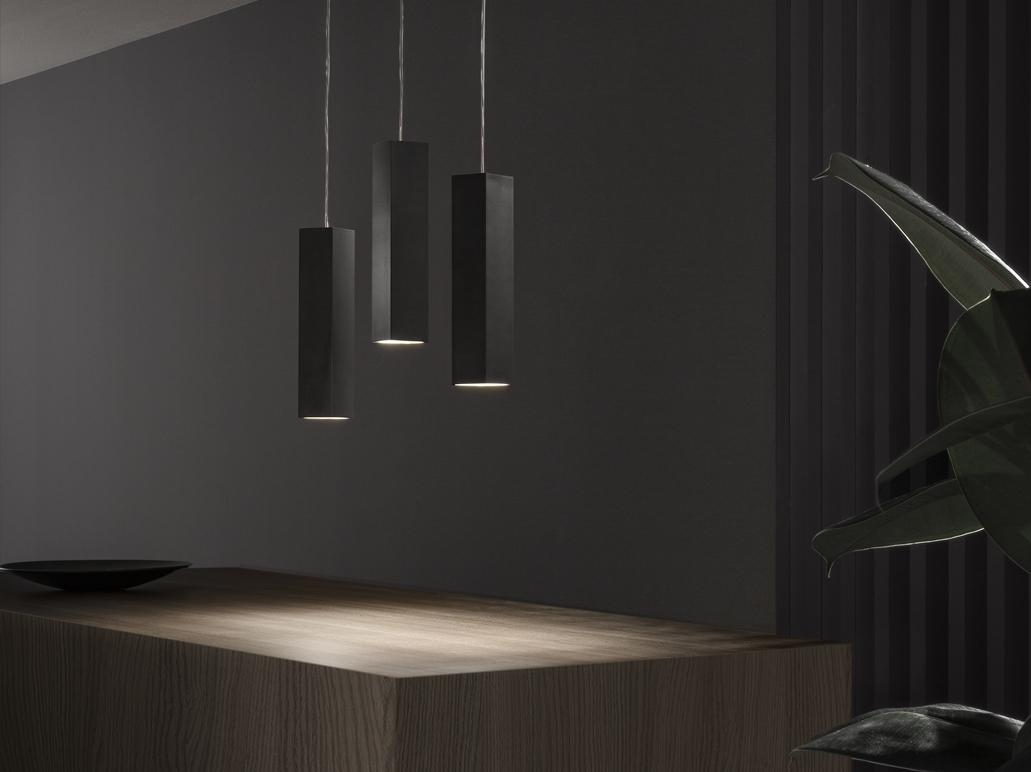 TWO LED aluminium pendant lamp