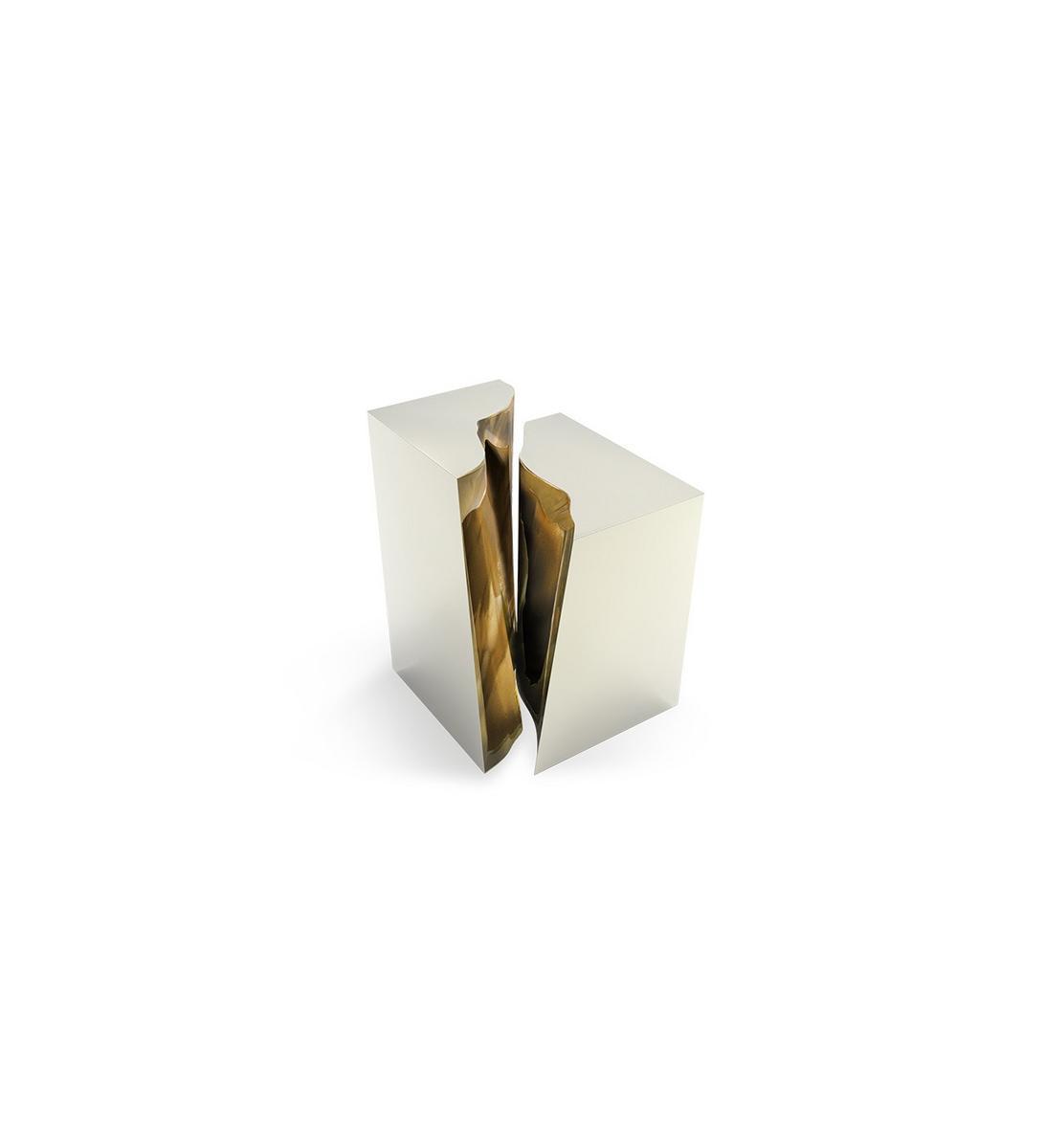 LAPIAZ Stainless steel side table