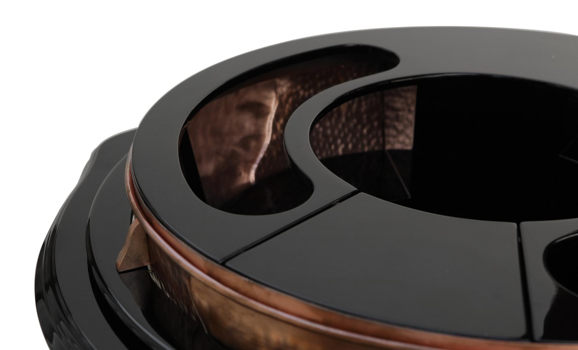 EQUATOR GLOBE Copper bar cabinet