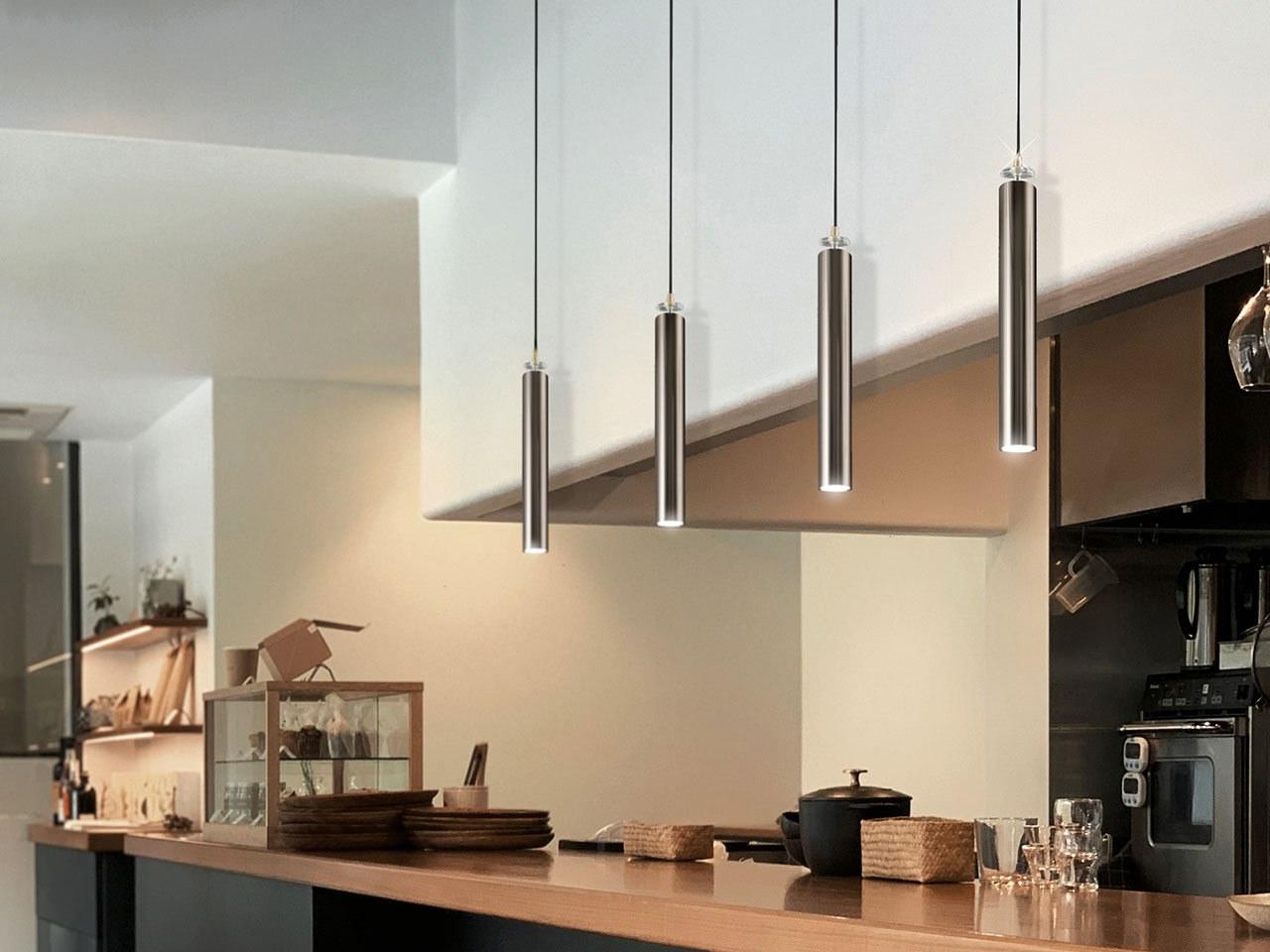 STILE LED direct light metal pendant lamp