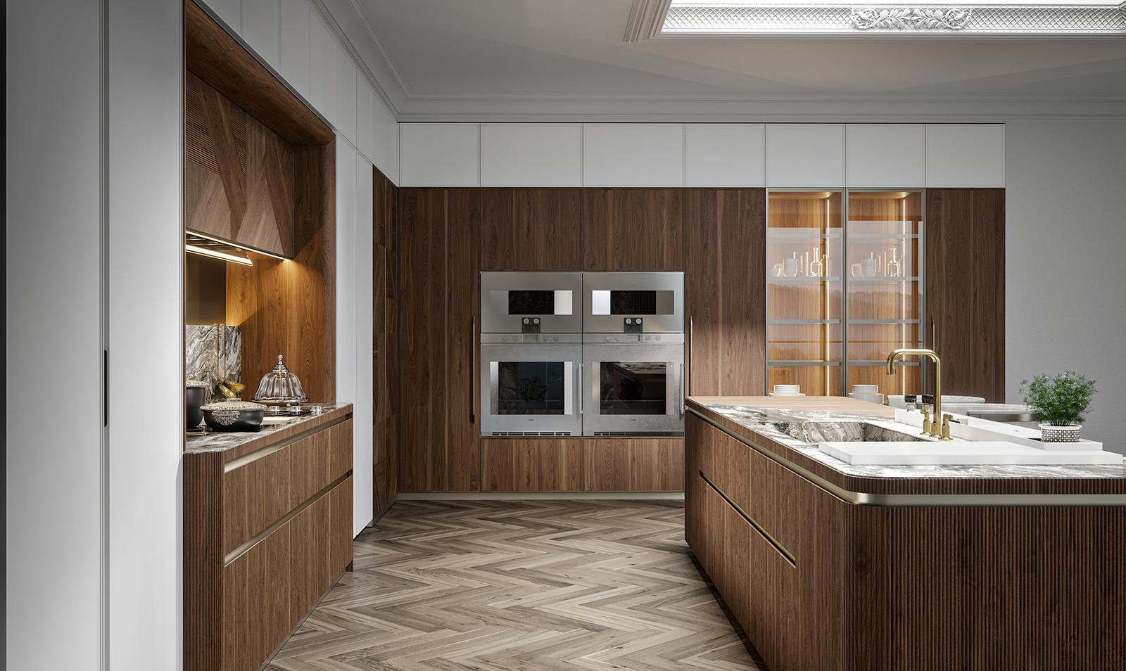 GLAMOUR Lacquered kitchen