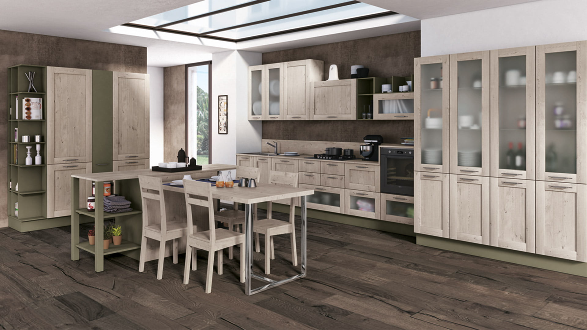 KYRA FRAME Lacquered kitchen