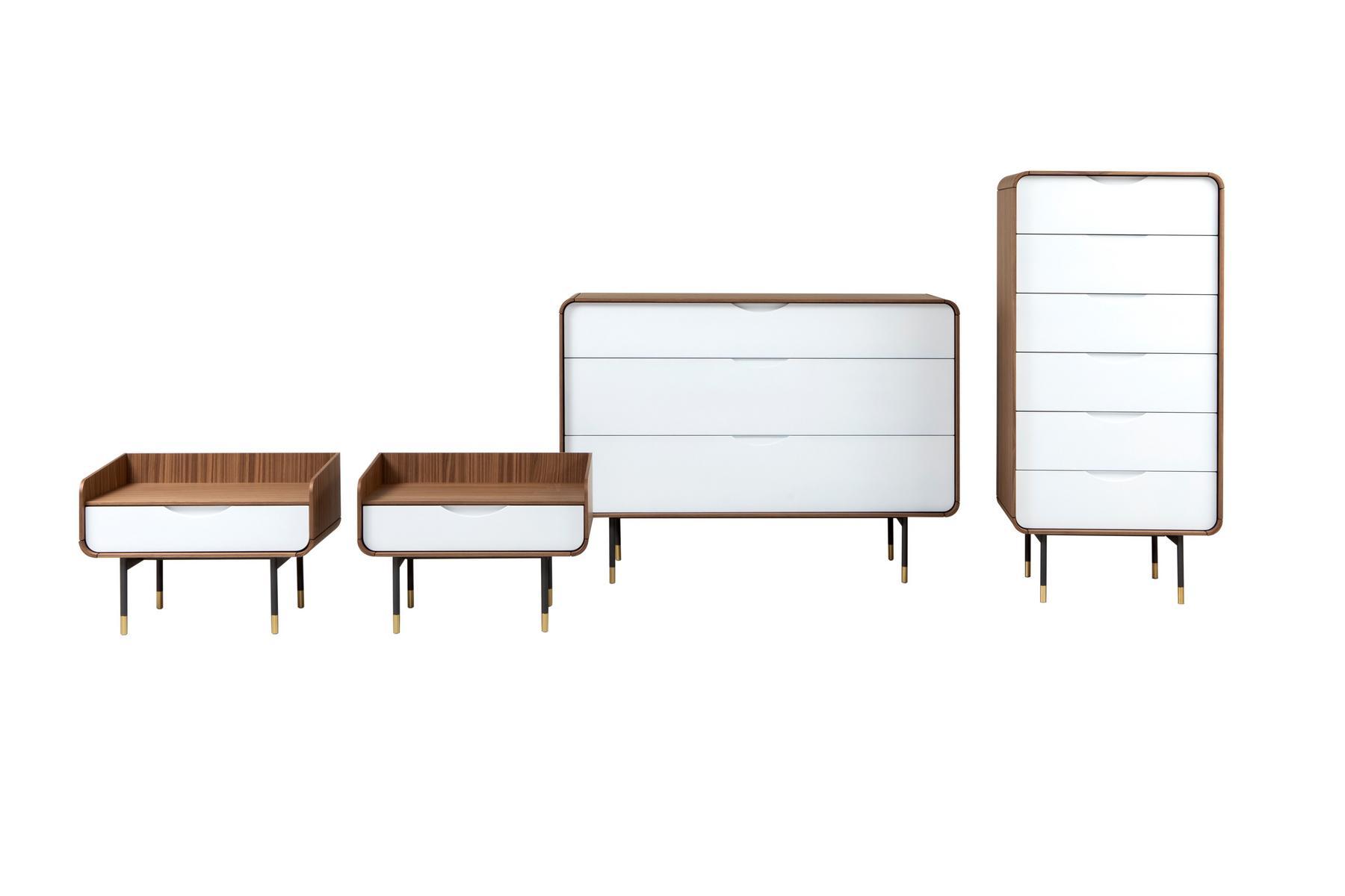 OPERA Walnut chest of drawers