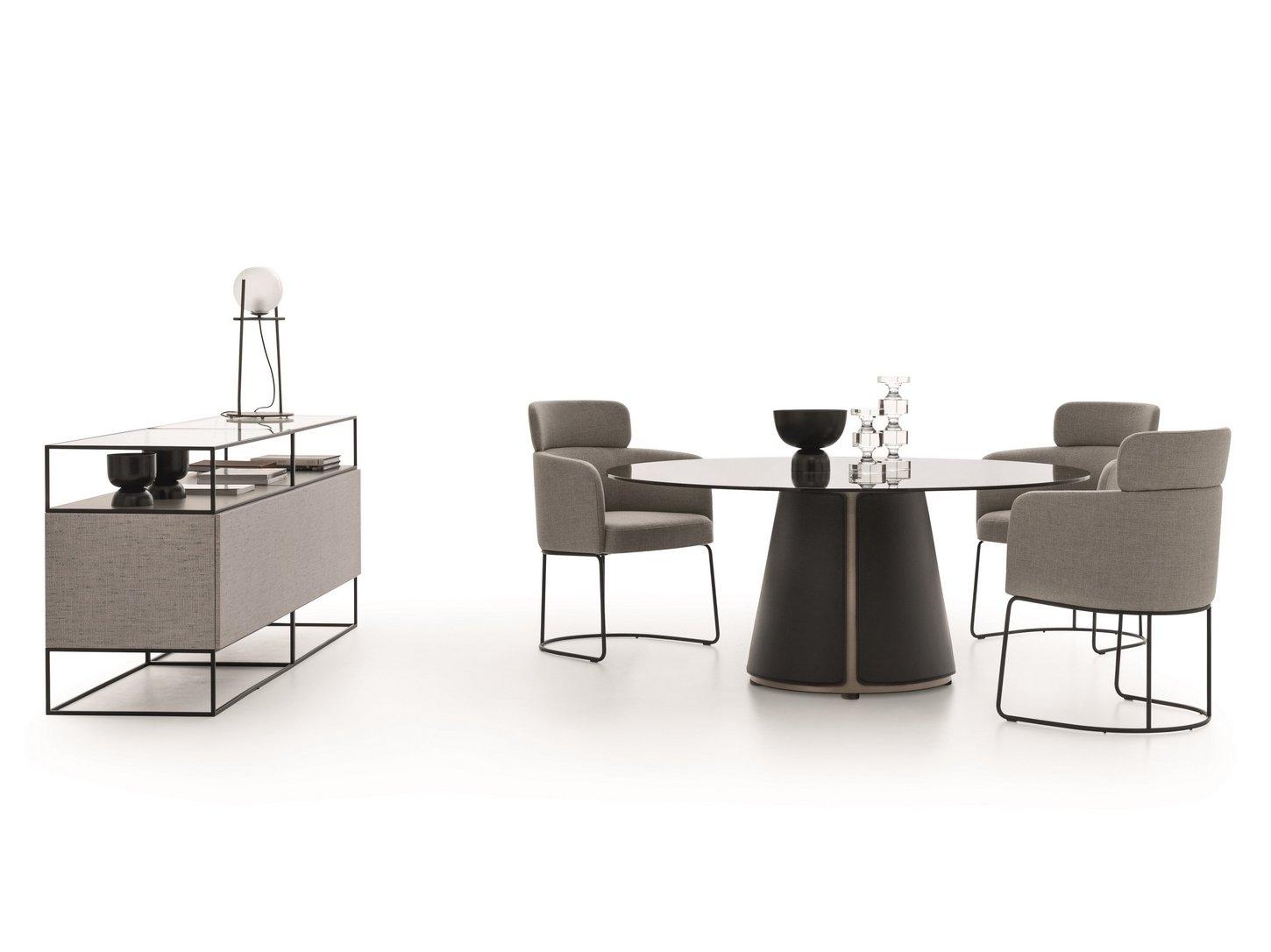 CLAIRE Round crystal table