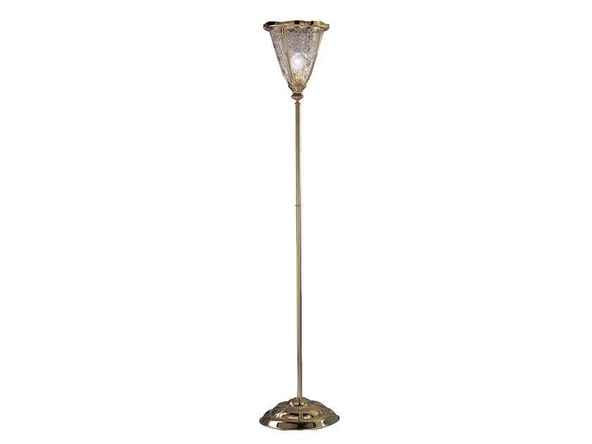 ALICE 1030/P-C Brass floor lamp