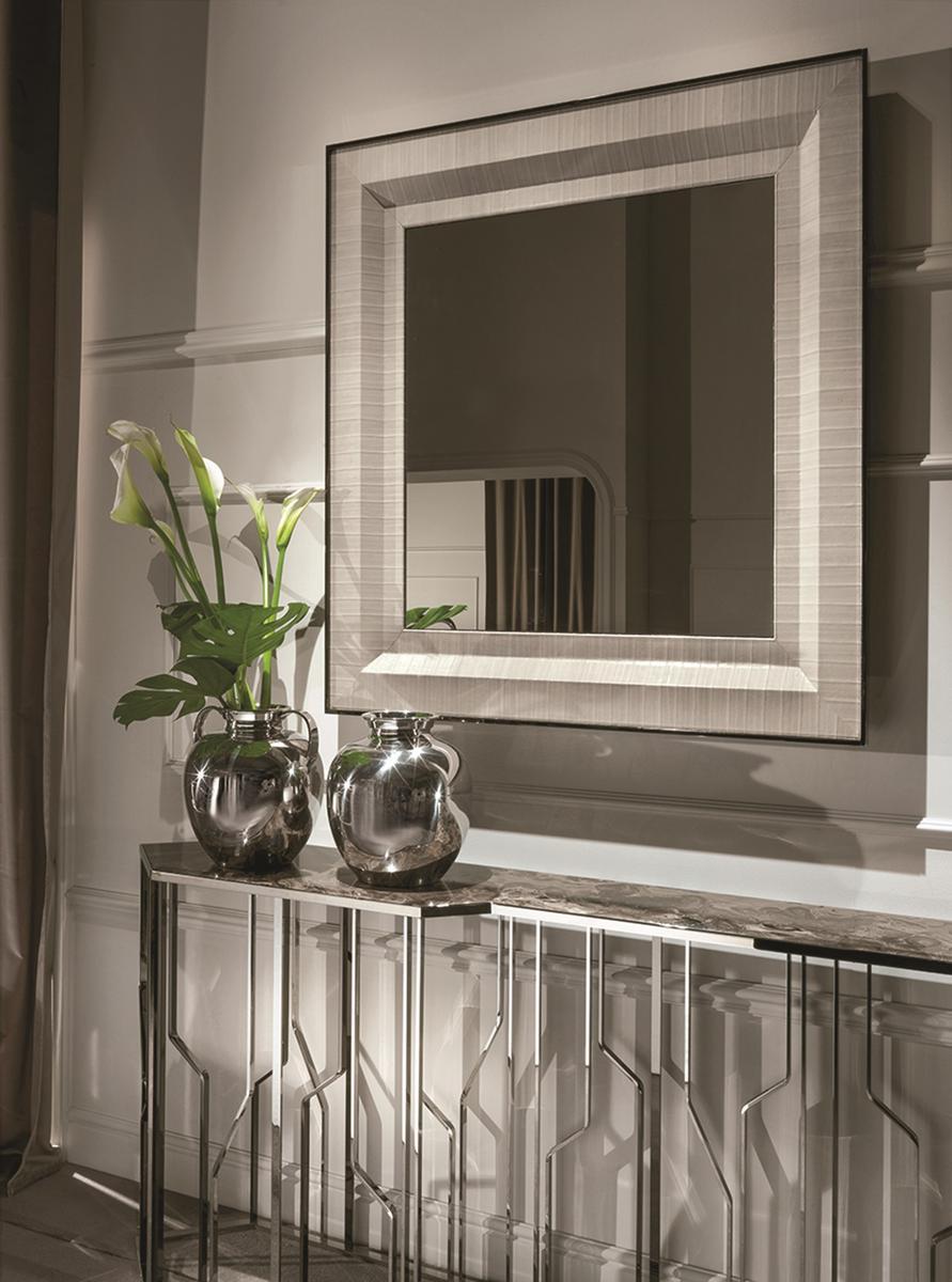 ADONE Square leather mirror