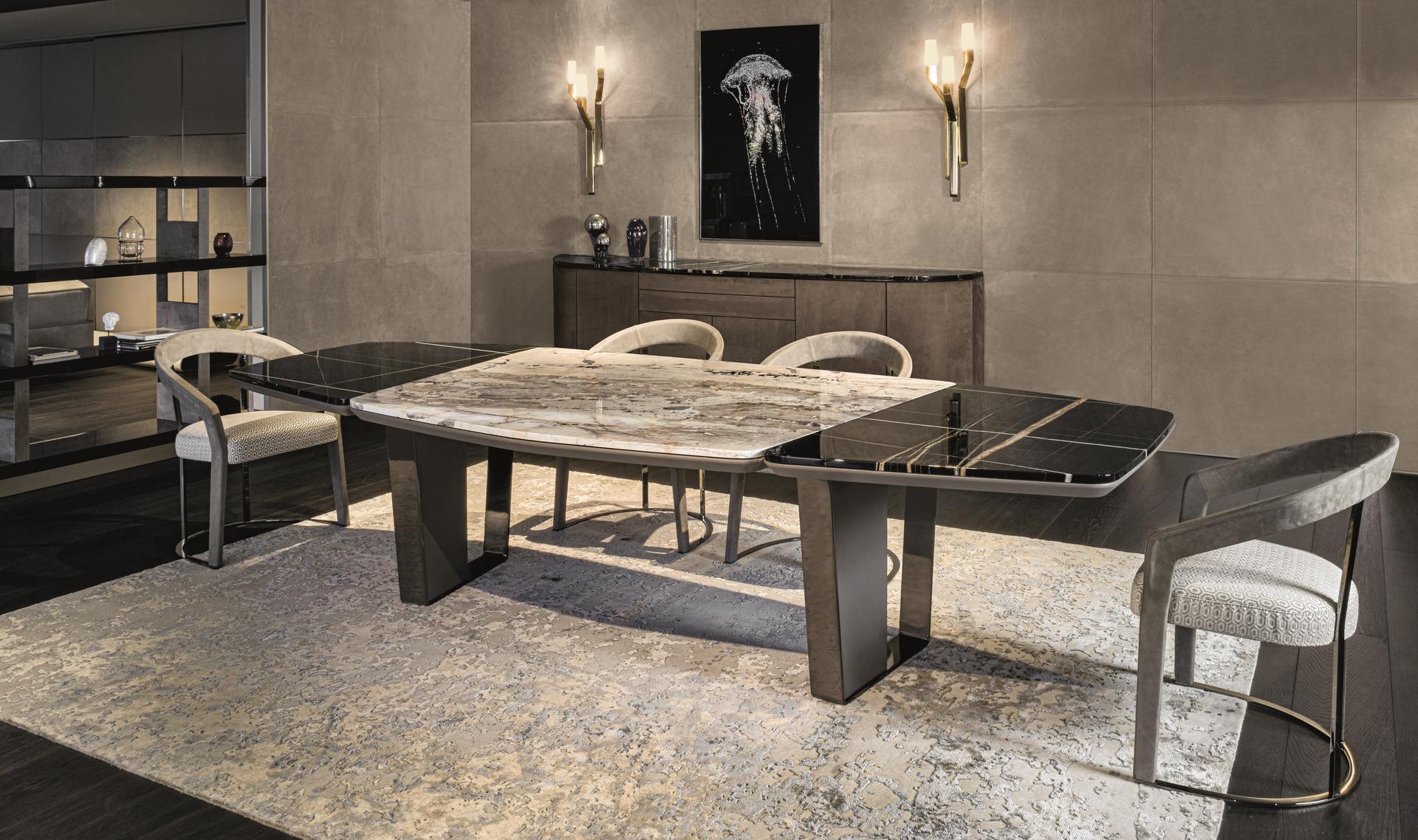 KEOPE Oval metal table