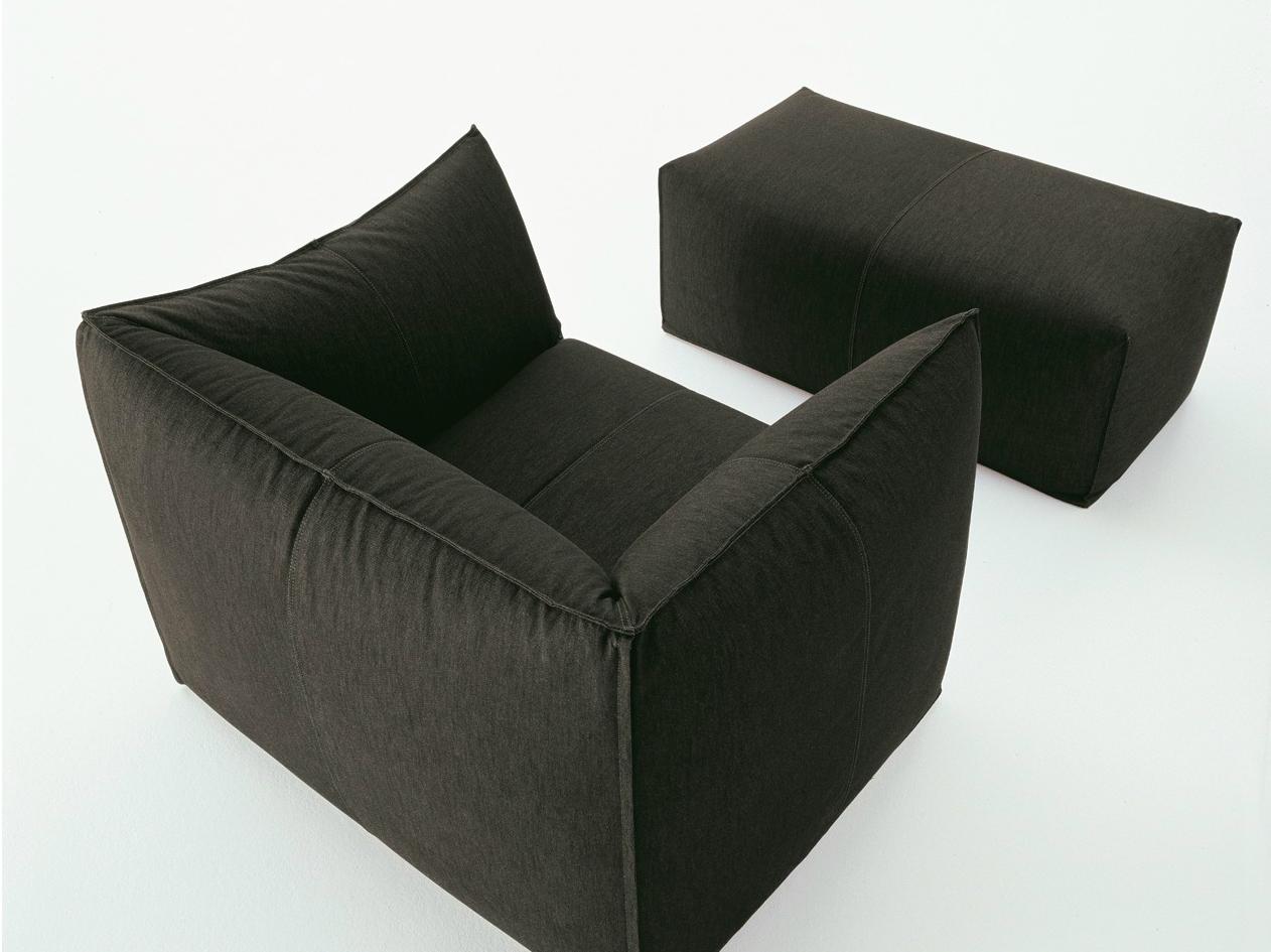 LE BAMBOLE '07 Upholstered fabric pouf