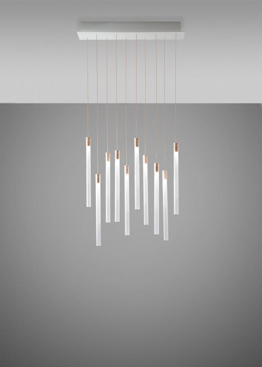 MULTISPOT TOOBY LED Borosilicate glass pendant lamp
