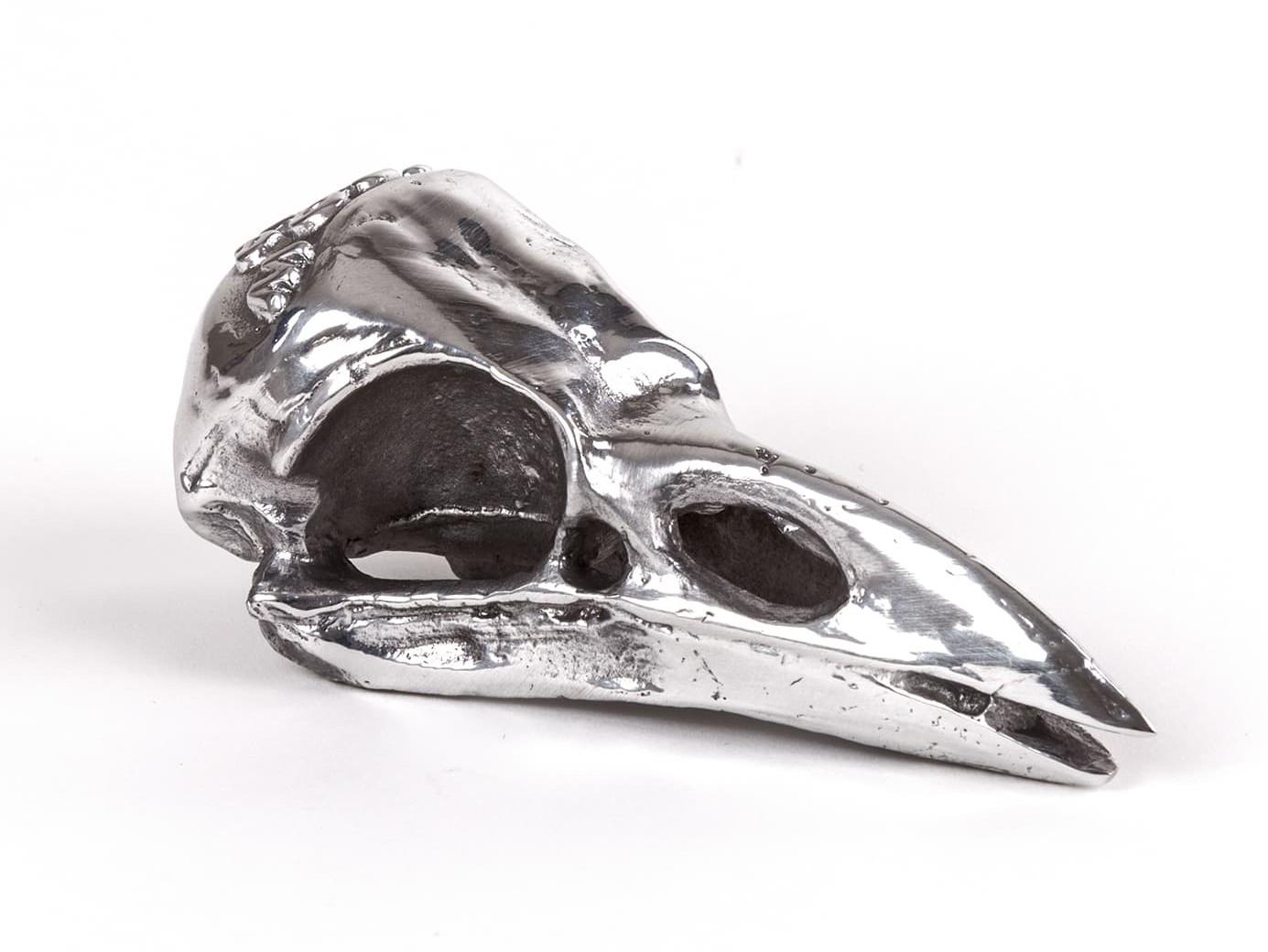BIRD SKULL Aluminium decorative object