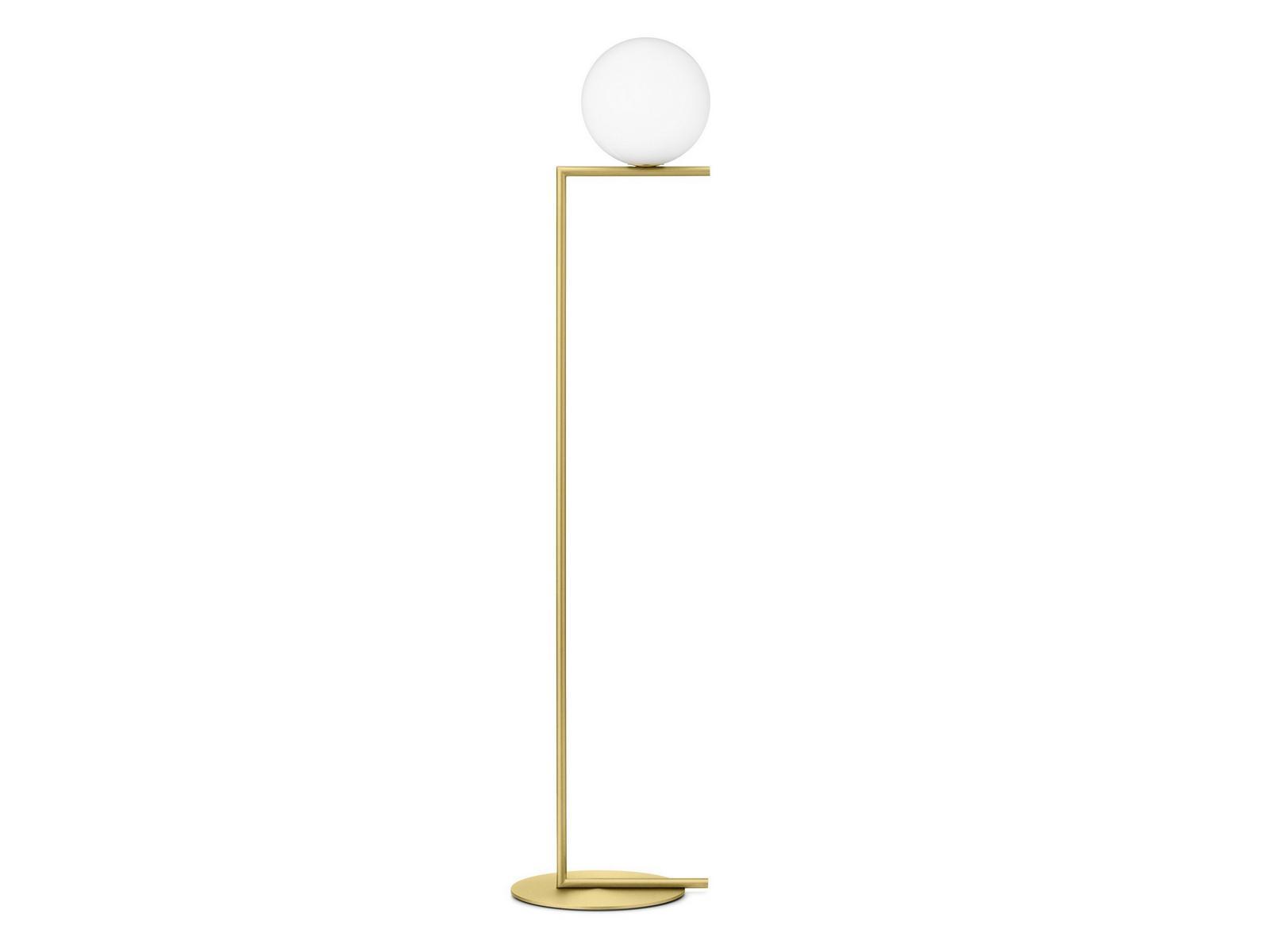 IC LIGHTS F1 Brass floor lamp