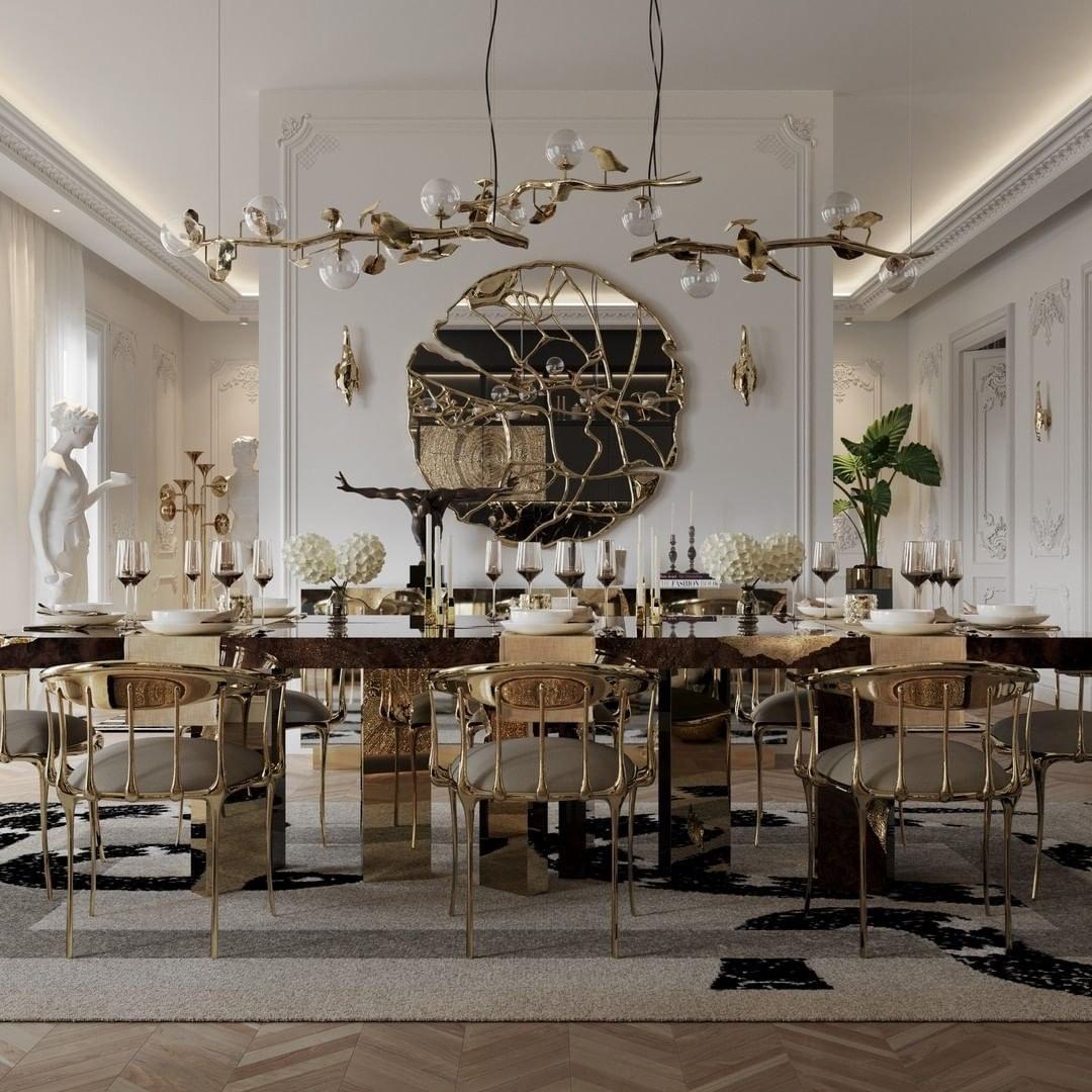 HERA Brass pendant lamp