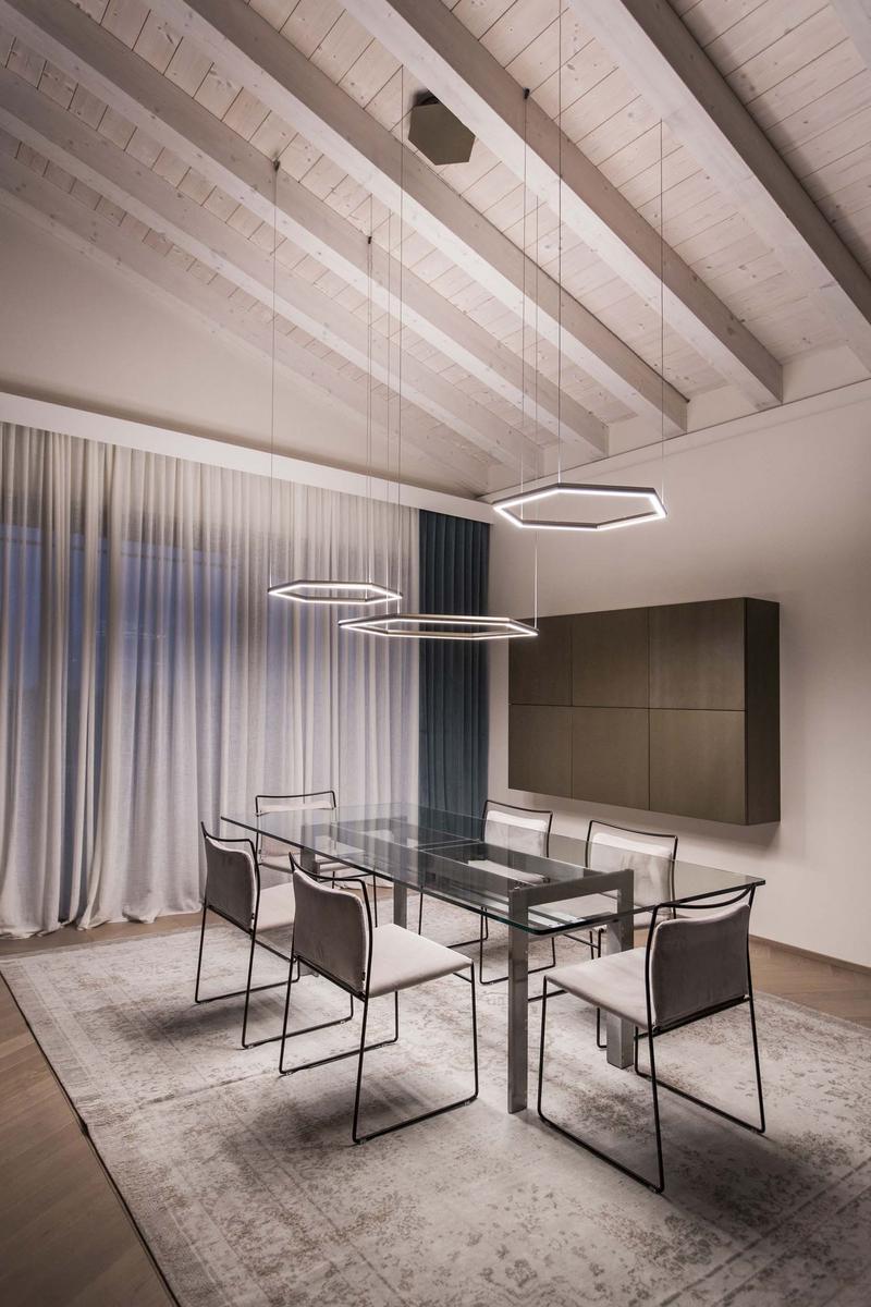 POLY ESAGONO LED pendant lamp
