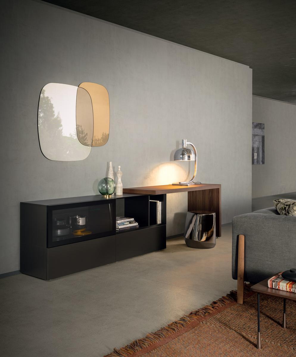 DOMINO Rectangular wooden writing desk