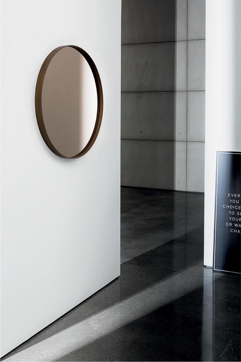 VISUAL ROUND Round wall-mounted mirror