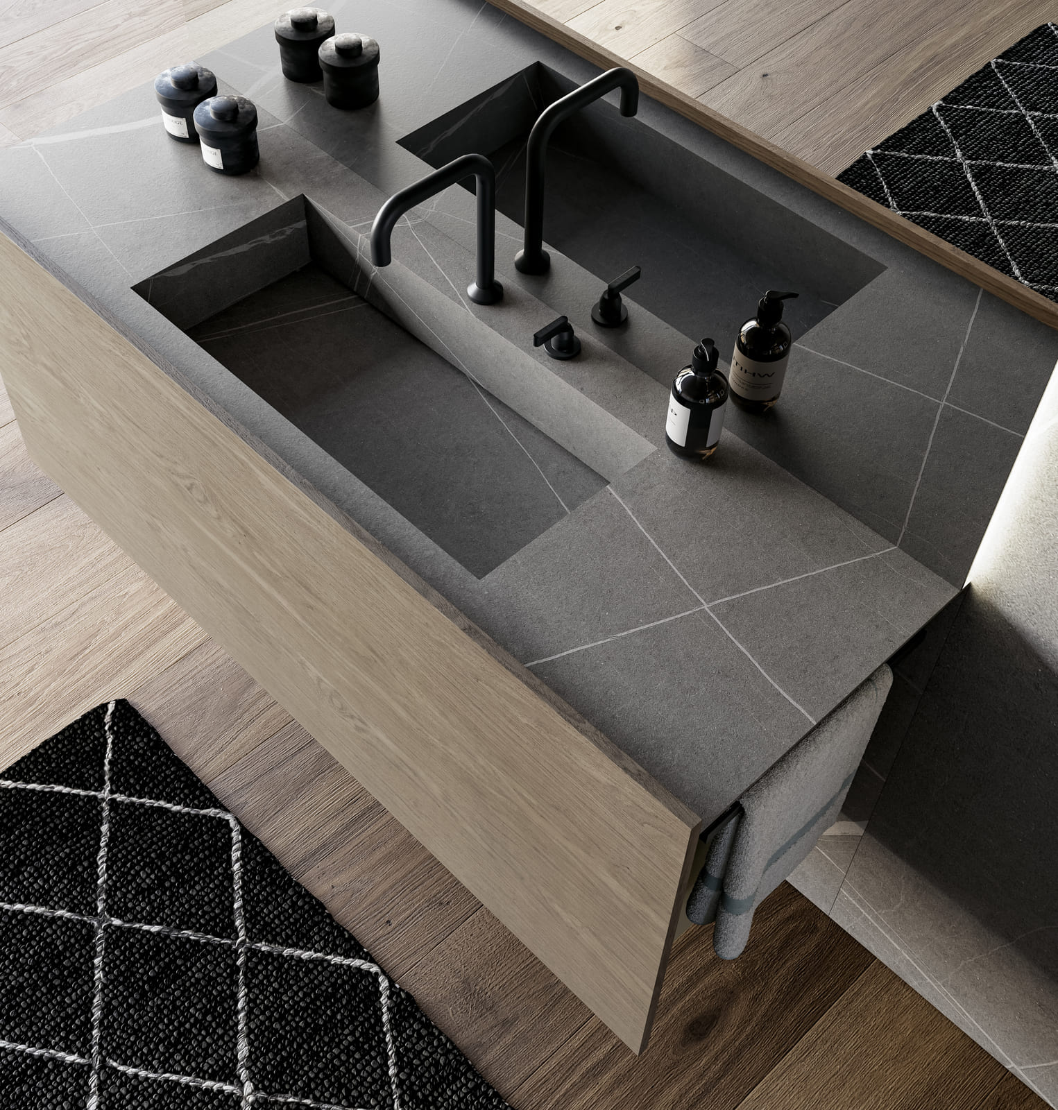 SAIL Lacquered bathroom